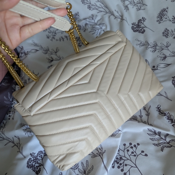 Cream Quilted Bag - Picture 3 of 8